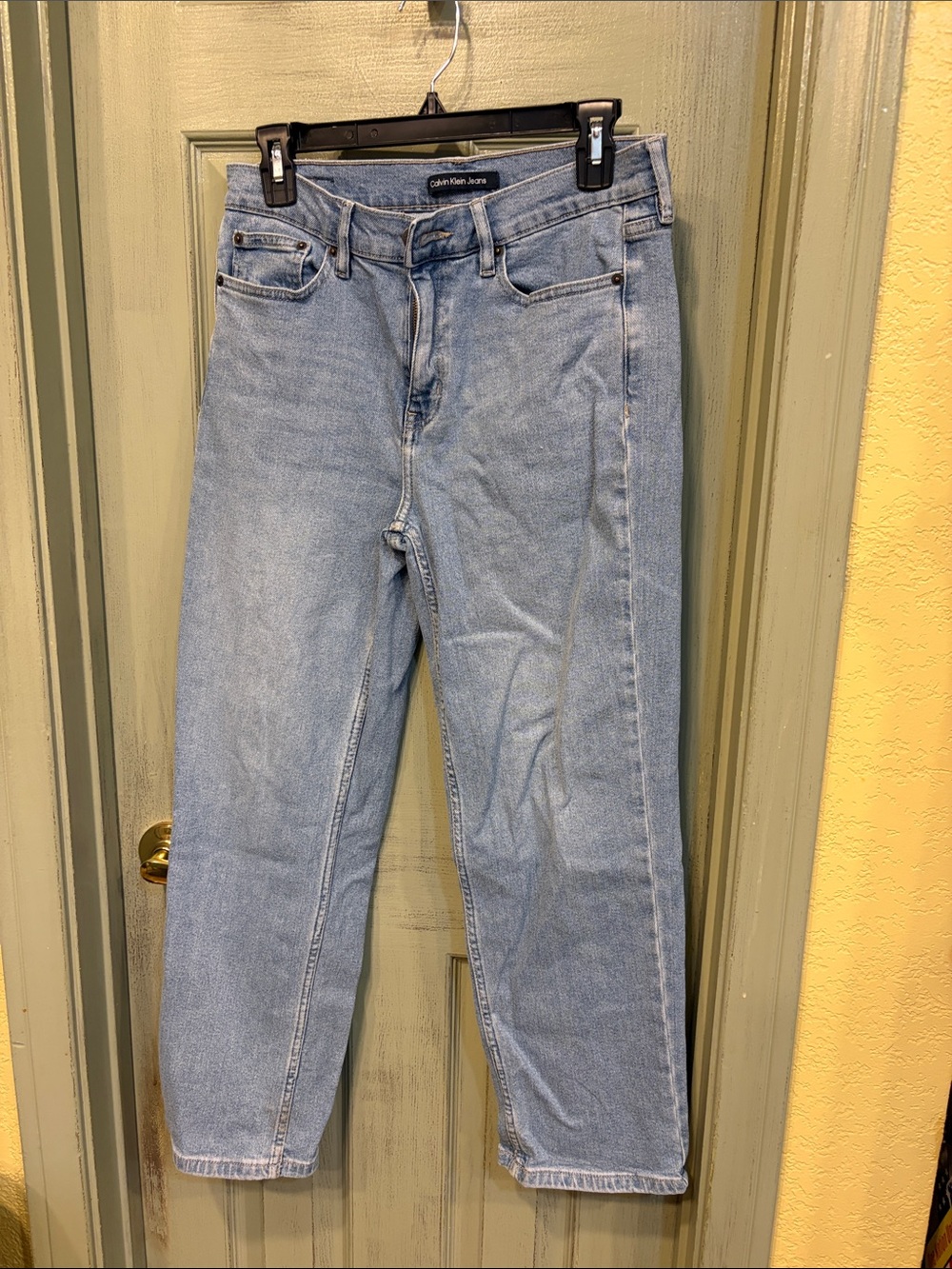 Calvin Klein Jeans Light Blue Straight Leg Jeans